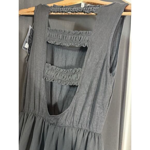 AnM Women Black High Low Blouse Whimsigoth Vamp Fairy Whimsical Y2K Large NWT - Picture 3 of 7